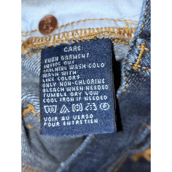 Ralph Lauren Sport Jeans Women's  28 Blue Dark Wash Low Rise Stretch - Picture 5 of 5